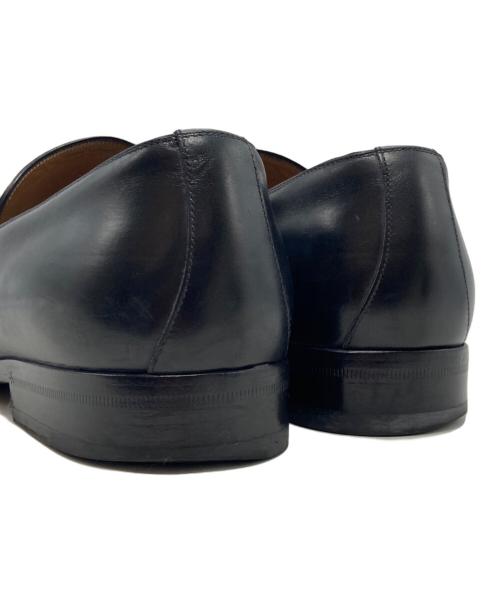 GUCCI（グッチ）GUCCI (グッチ) スクエアトゥ ホースビットローファー ブラック サイズ:42 1/2の古着・服飾アイテム