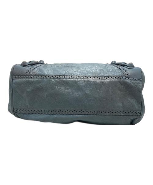 BALENCIAGA（バレンシアガ）BALENCIAGA (バレンシアガ) ザシャイアント・ヴェロカバード 2WAYハンドバッグ ブルーの古着・服飾アイテム