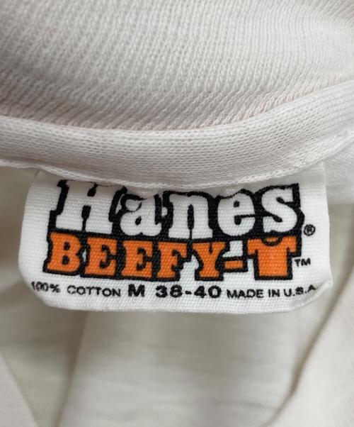 Hanes（ヘインズ）Hanes (ヘインズ) Hanes JACKSON BROWNE  80'sTシャツ ホワイト サイズ:Ｍの古着・服飾アイテム