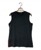 PRADA SPORTSプラダスポーツ）の古着「ノースリーブカットソー」｜ブラック