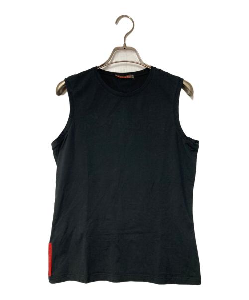PRADA SPORTS（プラダスポーツ）PRADA SPORTS (プラダスポーツ) ノースリーブカットソー ブラック サイズ:Sの古着・服飾アイテム