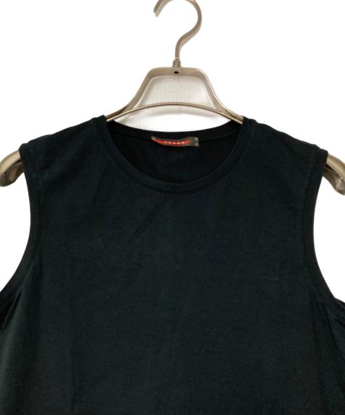 PRADA SPORTS（プラダスポーツ）PRADA SPORTS (プラダスポーツ) ノースリーブカットソー ブラック サイズ:Sの古着・服飾アイテム