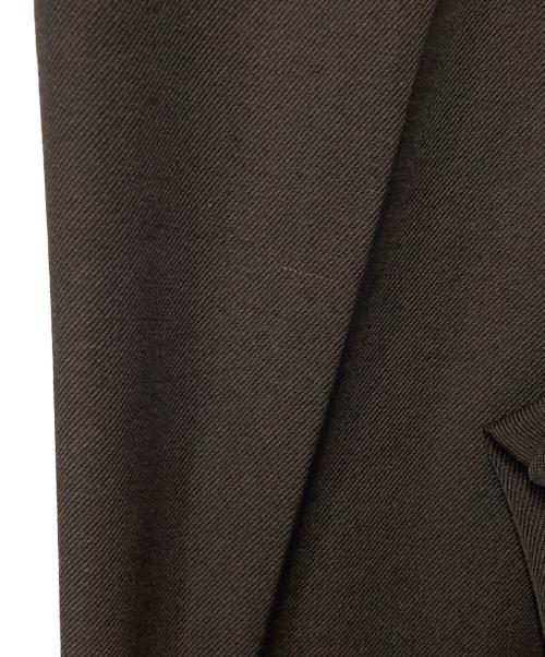 PRADA（プラダ）PRADA (プラダ) ウールワイドスラックス ブラック サイズ:40の古着・服飾アイテム