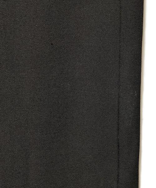 PRADA（プラダ）PRADA (プラダ) ウールワイドスラックス ブラック サイズ:40の古着・服飾アイテム
