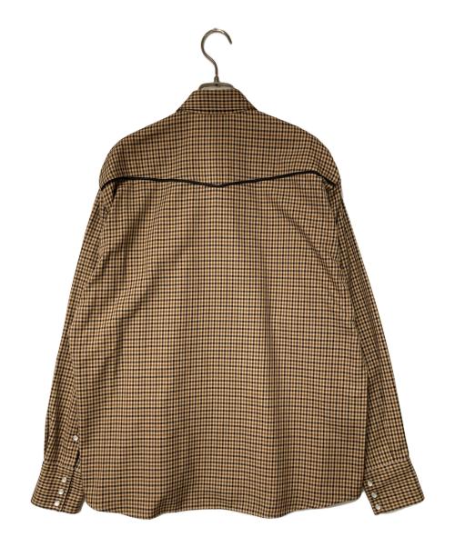 Traditional Weatherwear（トラディショナルウェザーウェア）Traditional Weatherwear (トラディショナルウェザーウェア) WESTERN SHIRT ブラウン サイズ:Sの古着・服飾アイテム