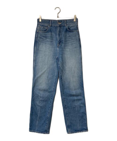YORI（ヨリ）YORI (ヨリ) Audreyテーパードデニム インディゴ サイズ:40の古着・服飾アイテム