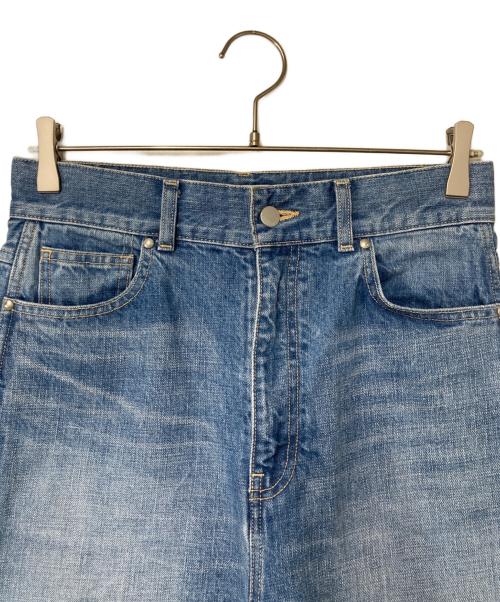 YORI（ヨリ）YORI (ヨリ) Audreyテーパードデニム インディゴ サイズ:40の古着・服飾アイテム