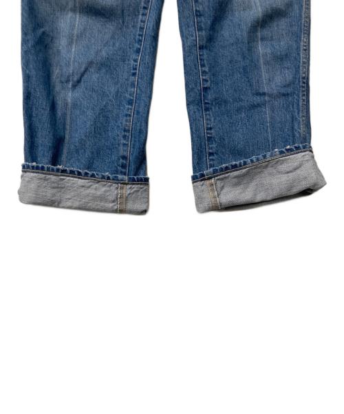 YORI（ヨリ）YORI (ヨリ) Audreyテーパードデニム インディゴ サイズ:40の古着・服飾アイテム