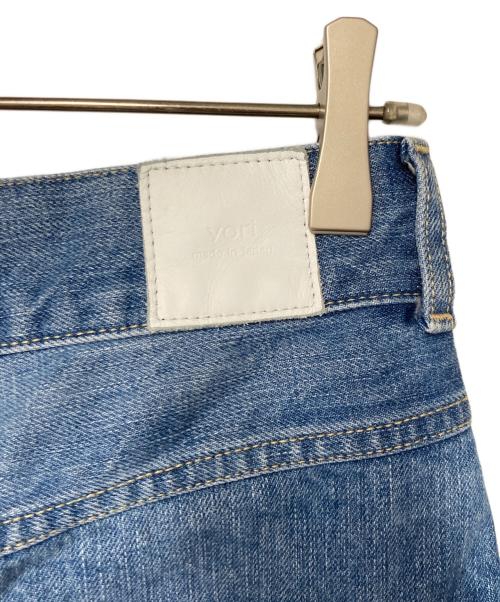 YORI（ヨリ）YORI (ヨリ) Audreyテーパードデニム インディゴ サイズ:40の古着・服飾アイテム