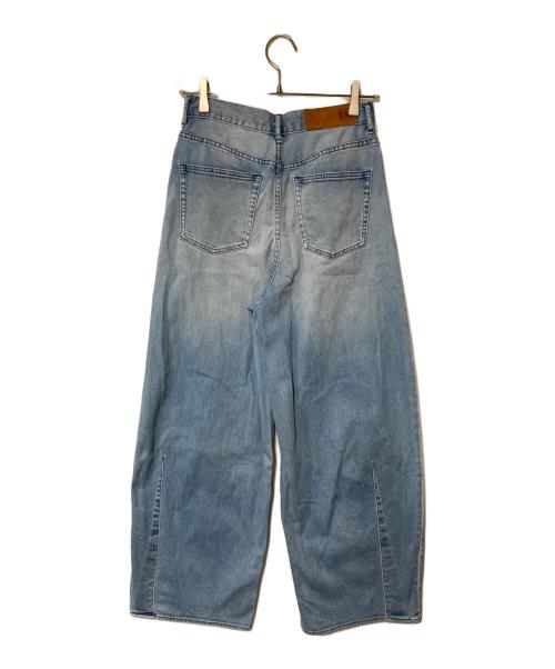 Rie miller（リエ ミラー）Rie miller (リエ ミラー) ハイウエストバギーデニム インディゴ サイズ:Sの古着・服飾アイテム