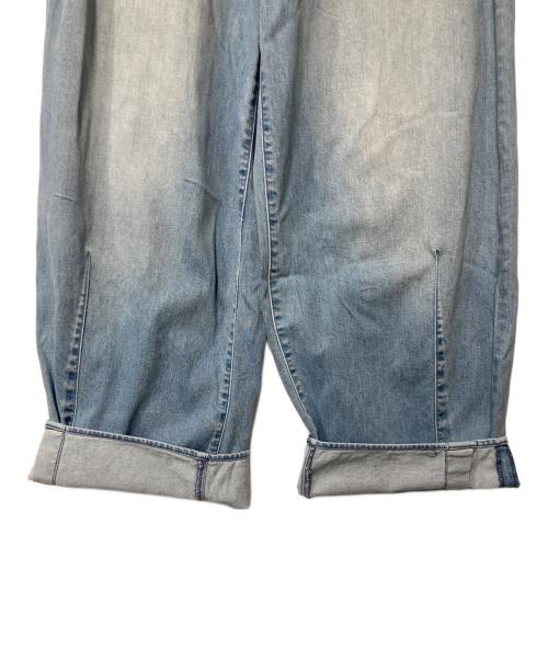 Rie miller（リエ ミラー）Rie miller (リエ ミラー) ハイウエストバギーデニム インディゴ サイズ:Sの古着・服飾アイテム