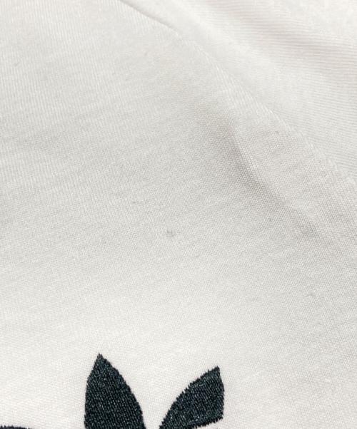 adidas（アディダス）adidas (アディダス) アディカラー クラシック スリーストライプ Tシャツ ホワイト×ブラック サイズ:Mの古着・服飾アイテム