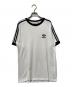 adidas（アディダス）の古着「アディカラー クラシック スリーストライプ Tシャツ」｜ホワイト×ブラック