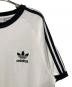 中古・古着 adidas (アディダス) アディカラー クラシック スリーストライプ Tシャツ ホワイト×ブラック サイズ:M：4000円