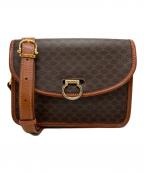 CELINEセリーヌ）の古着「マカダム柄ショルダーバッグ」｜ブラウン