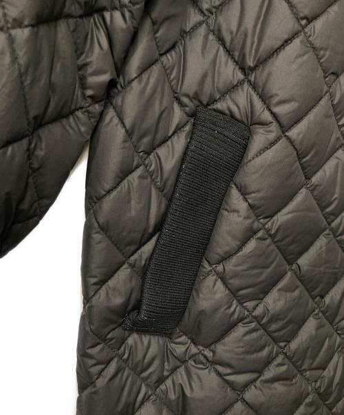 mizuiro-ind（ミズイロインド）mizuiro-ind (ミズイロインド) リブ切替キルティングコート ブラック サイズ:-の古着・服飾アイテム
