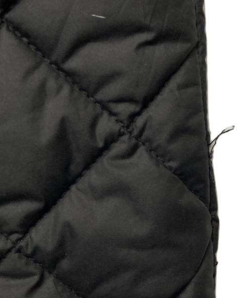 mizuiro-ind（ミズイロインド）mizuiro-ind (ミズイロインド) リブ切替キルティングコート ブラック サイズ:-の古着・服飾アイテム