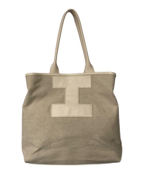 IACUCCI（イアクッチ）IACUCCI (イアクッチ) ソルベット L CANVAS/CERVO ベージュ×アイボリーの古着・服飾アイテム