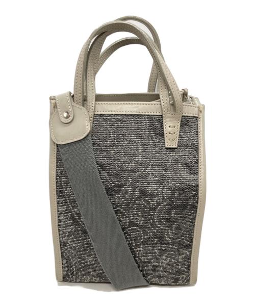 A VACATION（ア ヴァケーション）A VACATION (ア ヴァケーション) 総柄2WAYショルダーバッグ ブラウン×グレーの古着・服飾アイテム