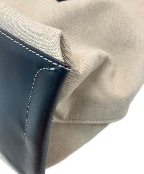 IACUCCI（イアクッチ）IACUCCI (イアクッチ) ソルベット M CANVAS/RUGA ベージュ×ブラックの古着・服飾アイテム