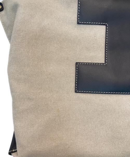 IACUCCI（イアクッチ）IACUCCI (イアクッチ) ソルベット M CANVAS/RUGA ベージュ×ブラックの古着・服飾アイテム