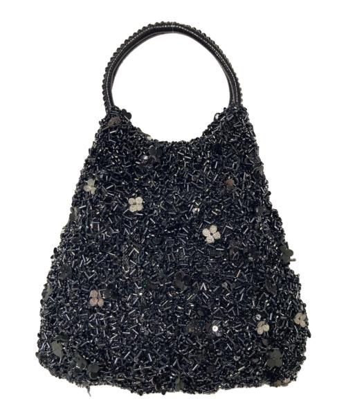 ANTEPRIMA（アンテプリマ）ANTEPRIMA (アンテプリマ) フラワーモチーフワイヤーハンドバッグ ブラックの古着・服飾アイテム