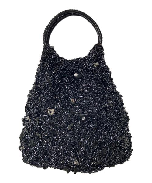 ANTEPRIMA（アンテプリマ）ANTEPRIMA (アンテプリマ) フラワーモチーフワイヤーハンドバッグ ブラックの古着・服飾アイテム