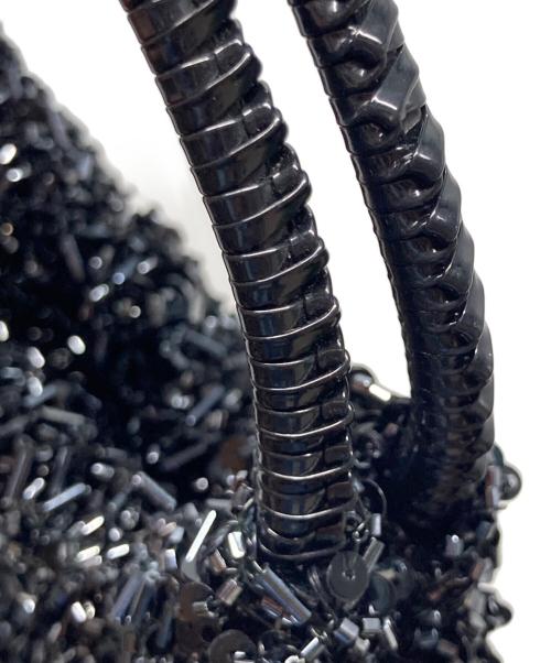 ANTEPRIMA（アンテプリマ）ANTEPRIMA (アンテプリマ) フラワーモチーフワイヤーハンドバッグ ブラックの古着・服飾アイテム