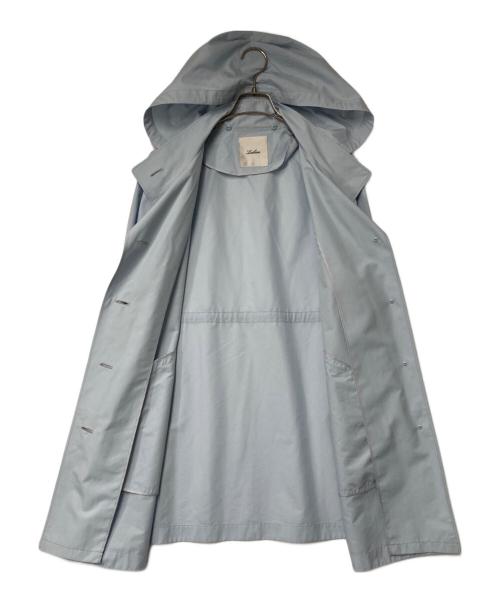 Leilian（レリアン）Leilian (レリアン) フーデッドコート ブルー サイズ:13+の古着・服飾アイテム