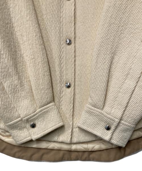Acne studios（アクネ ストゥディオス）Acne studios (アクネ ストゥディオス) Ocilia Cotton Wool And Alpaca-Blend Jacket アイボリー サイズ:S/Mの古着・服飾アイテム