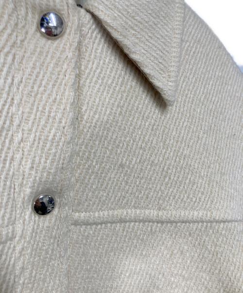 Acne studios（アクネ ストゥディオス）Acne studios (アクネ ストゥディオス) Ocilia Cotton Wool And Alpaca-Blend Jacket アイボリー サイズ:S/Mの古着・服飾アイテム