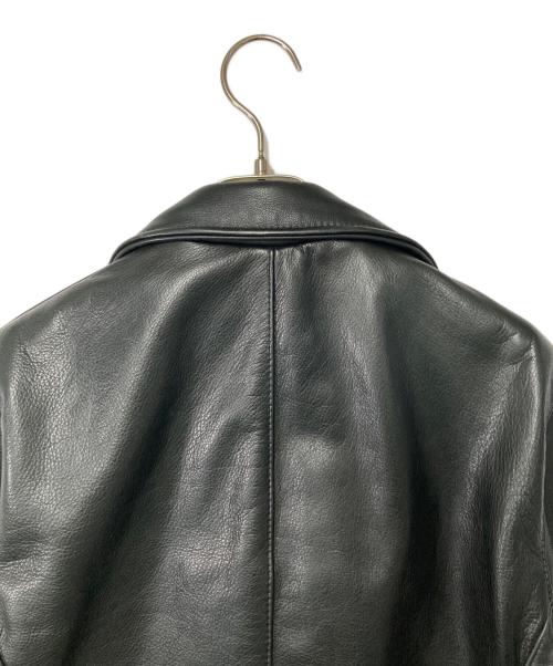 VANSON（バンソン）VANSON (バンソン) L'appartement (アパルトモン) 別注 C2 カウレザー ダブルライダースジャケット ブラック サイズ:34の古着・服飾アイテム