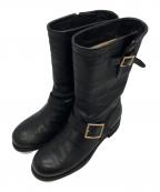 JIMMY CHOOジミーチュウ）の古着「BIKER LEATHER UNLINED BLACK」｜ブラック