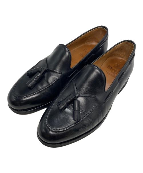 berwick（バーウィック）berwick (バーウィック) 8491SILEDB タッセルローファー ブラック サイズ:8の古着・服飾アイテム