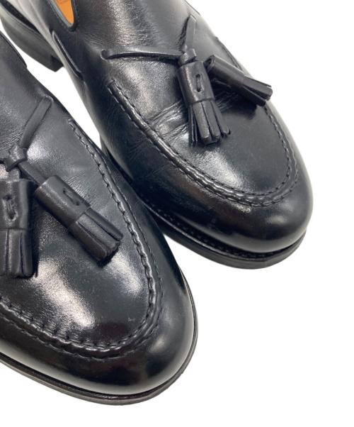 berwick（バーウィック）berwick (バーウィック) 8491SILEDB タッセルローファー ブラック サイズ:8の古着・服飾アイテム