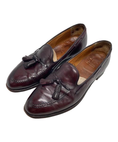 Alden（オールデン）Alden (オールデン) TASSEL MOCCASIN LOAFER CALF BURGUNDY バーガンディー サイズ:10 1/2の古着・服飾アイテム