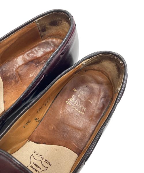 Alden（オールデン）Alden (オールデン) TASSEL MOCCASIN LOAFER CALF BURGUNDY バーガンディー サイズ:10 1/2の古着・服飾アイテム