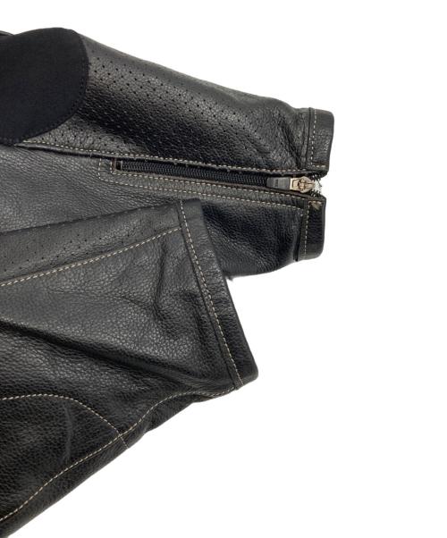 Alpinestars（アルパインスターズ）Alpinestars (アルパインスターズ) レザー ライダースジャケット ブラック サイズ:USA52の古着・服飾アイテム