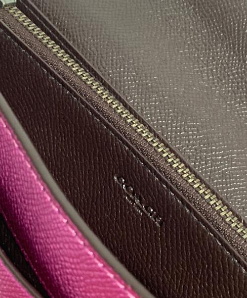 COACH（コーチ）COACH (コーチ) ターンロックチェーンショルダーバッグ ピンクの古着・服飾アイテム