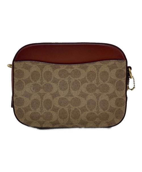 COACH（コーチ）COACH (コーチ) シグネチャーカメラバッグ ブラウンの古着・服飾アイテム