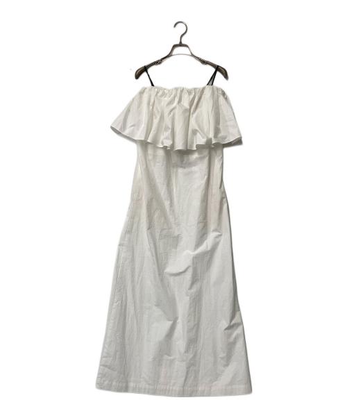 BABYLONE（バビロン）BABYLONE (バビロン) マルチWAYキャミワンピース ホワイト サイズ:34の古着・服飾アイテム