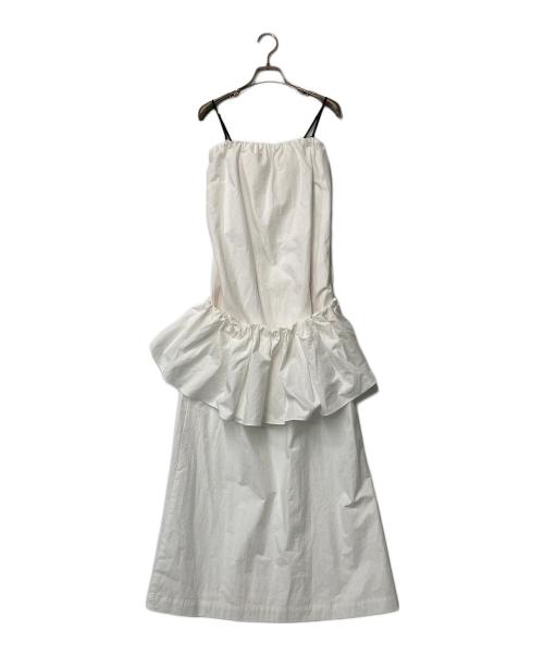 BABYLONE（バビロン）BABYLONE (バビロン) マルチWAYキャミワンピース ホワイト サイズ:34の古着・服飾アイテム