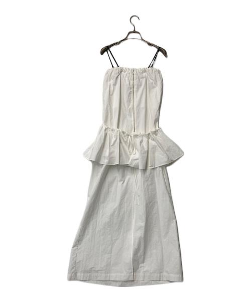 BABYLONE（バビロン）BABYLONE (バビロン) マルチWAYキャミワンピース ホワイト サイズ:34の古着・服飾アイテム