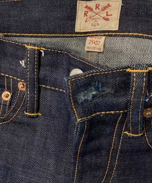 RRL（ダブルアールエル）RRL (ダブルアールエル) セルビッチデニムパンツ インディゴ サイズ:25×32の古着・服飾アイテム
