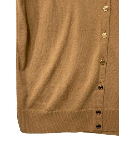 MUSE de Deuxieme Classe（ミューズ ドゥーズィエム クラス）MUSE de Deuxieme Classe (ミューズ ドゥーズィエム クラス) FF grace クルーネックカーディガン ブラウン サイズ:38の古着・服飾アイテム