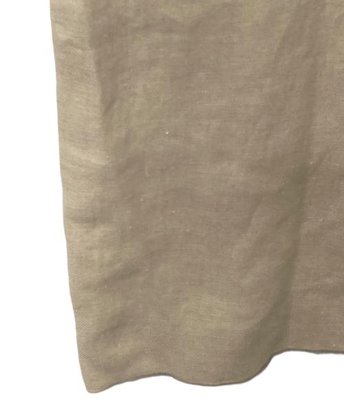 SACRA（サクラ）SACRA (サクラ) リネンツイルジャンパースカート ベージュ サイズ:38の古着・服飾アイテム