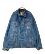 CarHarttカーハート）の古着「企業刺繍デニムジャケット」｜インディゴ