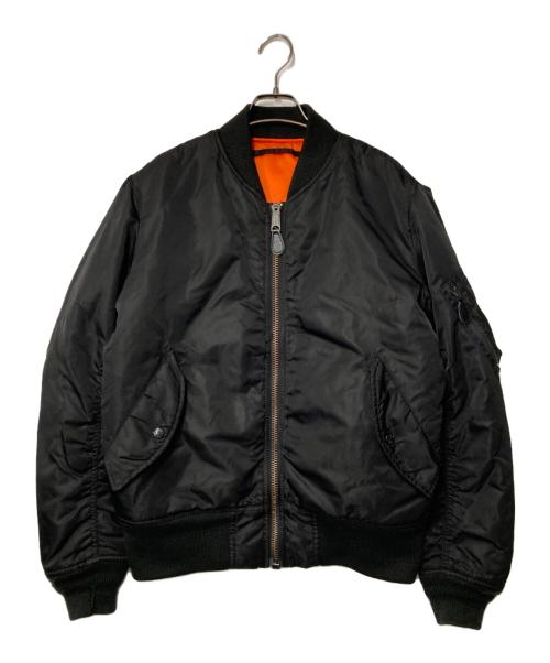 AVIREX（アヴィレックス）AVIREX (アヴィレックス) MA-1ジャケット ブラック サイズ:LARGEの古着・服飾アイテム