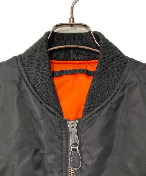 AVIREX（アヴィレックス）AVIREX (アヴィレックス) MA-1ジャケット ブラック サイズ:LARGEの古着・服飾アイテム