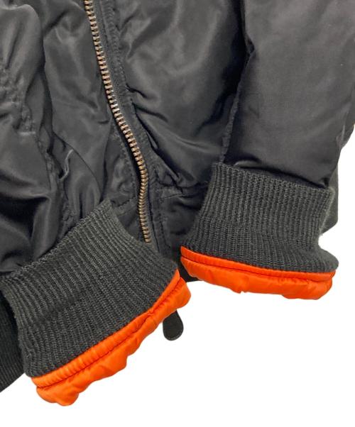 AVIREX（アヴィレックス）AVIREX (アヴィレックス) MA-1ジャケット ブラック サイズ:LARGEの古着・服飾アイテム